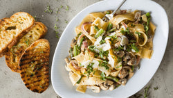 Creamy Vegetables with Tagliatelle