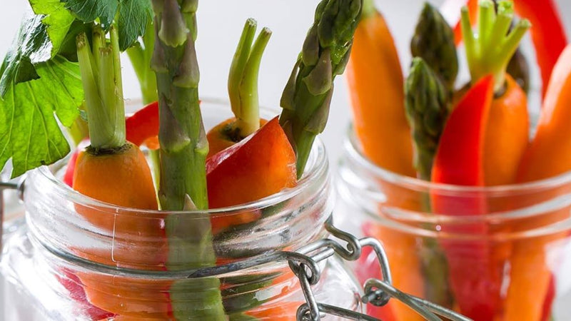 Fresh Crunchy Veggie with Sweet Chilli Dip