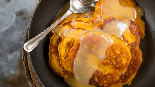 Pumpkin Fritters in Syrup