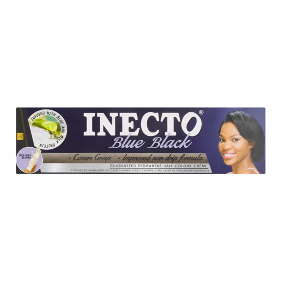 Inecto Permanent Hair Colour Creme Blue Black 50g