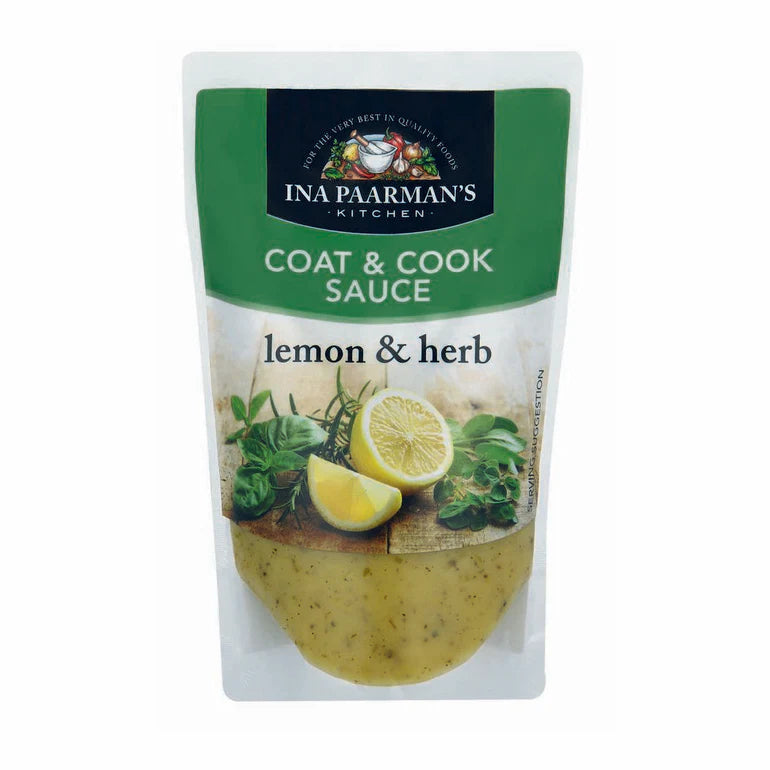 Ina Paarman Coat & Cook Sauce Lemon & Herb 200ml